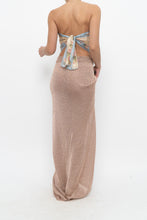 Load image into Gallery viewer, SUPERDOWN x Rose Gold Mesh Metallic Skirt (S, M)