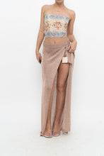 Load image into Gallery viewer, SUPERDOWN x Rose Gold Mesh Metallic Skirt (S, M)