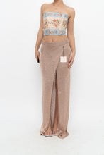 Load image into Gallery viewer, SUPERDOWN x Rose Gold Mesh Metallic Skirt (S, M)