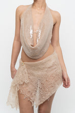 Load image into Gallery viewer, MISSGUIDED x Beige Sequin Tank (S)