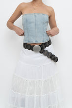 Load image into Gallery viewer, DENIM FORUM x Light Wash Denim Strapless Top (M, L)