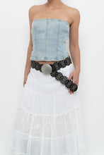 Load image into Gallery viewer, DENIM FORUM x Light Wash Denim Strapless Top (M, L)
