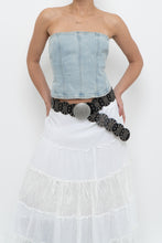 Load image into Gallery viewer, DENIM FORUM x Light Wash Denim Strapless Top (M, L)