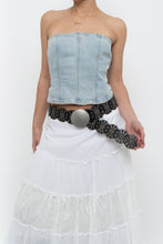 Load image into Gallery viewer, DENIM FORUM x Light Wash Denim Strapless Top (M, L)