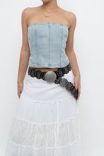 Load image into Gallery viewer, DENIM FORUM x Light Wash Denim Strapless Top (M, L)