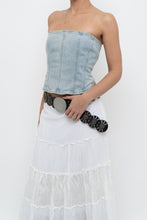 Load image into Gallery viewer, DENIM FORUM x Light Wash Denim Strapless Top (M, L)