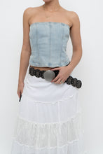 Load image into Gallery viewer, DENIM FORUM x Light Wash Denim Strapless Top (M, L)