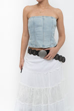 Load image into Gallery viewer, DENIM FORUM x Light Wash Denim Strapless Top (M, L)