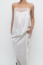 Load image into Gallery viewer, Vintage x Made in USA x White Lace Star Slip Maxi Dress (S, M)