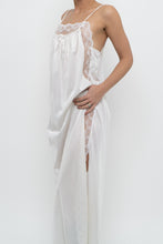 Load image into Gallery viewer, Vintage x Made in USA x White Lace Star Slip Maxi Dress (S, M)