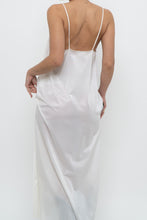 Load image into Gallery viewer, Vintage x Made in USA x White Lace Star Slip Maxi Dress (S, M)