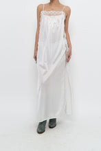 Load image into Gallery viewer, Vintage x Made in USA x White Lace Star Slip Maxi Dress (S, M)