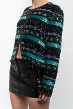 Load image into Gallery viewer, Vintage x Made in India x VANESSA STEVENS Beaded Silk Jacket (XS-M)