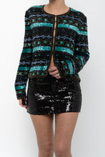 Load image into Gallery viewer, Vintage x Made in India x VANESSA STEVENS Beaded Silk Jacket (XS-M)