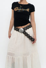 Load image into Gallery viewer, Vintage x DOLCE &amp; GABANNA Fish Sequin Baby Tee (XS, S)