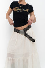 Load image into Gallery viewer, Vintage x DOLCE &amp; GABANNA Fish Sequin Baby Tee (XS, S)