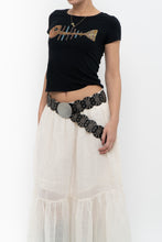 Load image into Gallery viewer, Vintage x DOLCE &amp; GABANNA Fish Sequin Baby Tee (XS, S)
