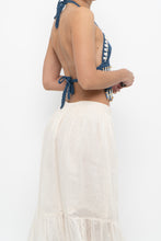 Load image into Gallery viewer, ANDI BAGUS x Blue Crochet Beaded Top (XS, S)
