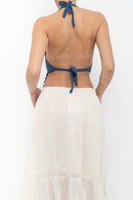 Load image into Gallery viewer, ANDI BAGUS x Blue Crochet Beaded Top (XS, S)