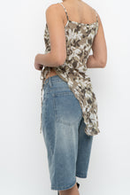 Load image into Gallery viewer, Vintage x Beige Floral Asymetric Tank (XS)