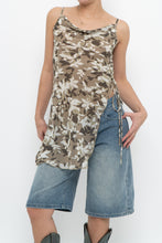 Load image into Gallery viewer, Vintage x Beige Floral Asymetric Tank (XS)