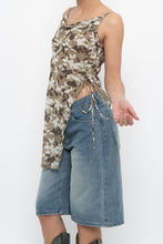 Load image into Gallery viewer, Vintage x Beige Floral Asymetric Tank (XS)