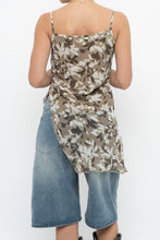 Load image into Gallery viewer, Vintage x Beige Floral Asymetric Tank (XS)