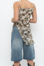 Load image into Gallery viewer, Vintage x Beige Floral Asymetric Tank (XS)