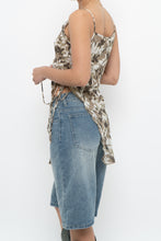 Load image into Gallery viewer, Vintage x Beige Floral Asymetric Tank (XS)