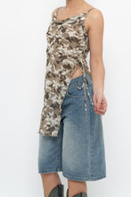 Load image into Gallery viewer, Vintage x Beige Floral Asymetric Tank (XS)