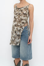 Load image into Gallery viewer, Vintage x Beige Floral Asymetric Tank (XS)