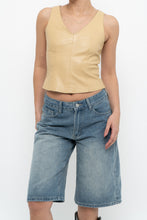 Load image into Gallery viewer, Vintage x Made in Canada x DANIER LEATHER Beige Leather Tank (XS)