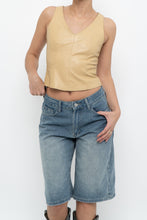 Load image into Gallery viewer, Vintage x Made in Canada x DANIER LEATHER Beige Leather Tank (XS)