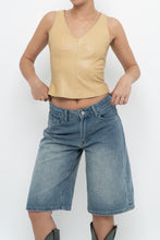 Load image into Gallery viewer, Vintage x Made in Canada x DANIER LEATHER Beige Leather Tank (XS)