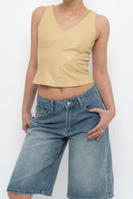 Load image into Gallery viewer, Vintage x Made in Canada x DANIER LEATHER Beige Leather Tank (XS)