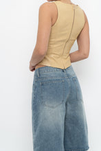 Load image into Gallery viewer, Vintage x Made in Canada x DANIER LEATHER Beige Leather Tank (XS)