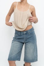 Load image into Gallery viewer, Vintage x VERA WANG Beige Semi Sheer Silk Tank (XS-M)