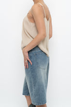Load image into Gallery viewer, Vintage x VERA WANG Beige Semi Sheer Silk Tank (XS-M)