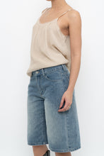 Load image into Gallery viewer, Vintage x VERA WANG Beige Semi Sheer Silk Tank (XS-M)
