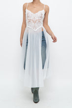 Load image into Gallery viewer, Vintage x LA VIE EN ROSE White Mesh, Lace Top/Dress (M, L)