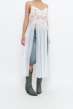 Load image into Gallery viewer, Vintage x LA VIE EN ROSE White Mesh, Lace Top/Dress (M, L)