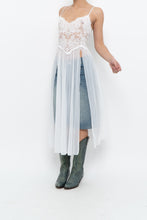 Load image into Gallery viewer, Vintage x LA VIE EN ROSE White Mesh, Lace Top/Dress (M, L)