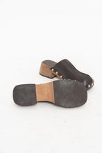 Load image into Gallery viewer, MANGO x Made in Spain x Brown Leather Studded Clogs (7)
