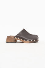 Load image into Gallery viewer, MANGO x Made in Spain x Brown Leather Studded Clogs (7)