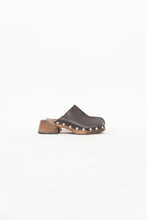 Load image into Gallery viewer, MANGO x Made in Spain x Brown Leather Studded Clogs (7)