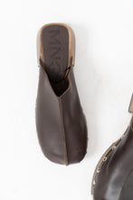 Load image into Gallery viewer, MANGO x Made in Spain x Brown Leather Studded Clogs (7)