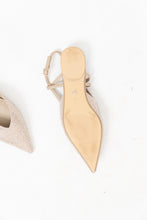 Load image into Gallery viewer, ZARA x Beige Rhinestone Point-toe Flats (7)