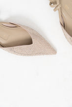 Load image into Gallery viewer, ZARA x Beige Rhinestone Point-toe Flats (7)