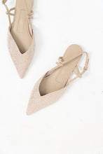 Load image into Gallery viewer, ZARA x Beige Rhinestone Point-toe Flats (7)