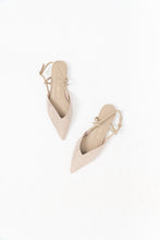 Load image into Gallery viewer, ZARA x Beige Rhinestone Point-toe Flats (7)
